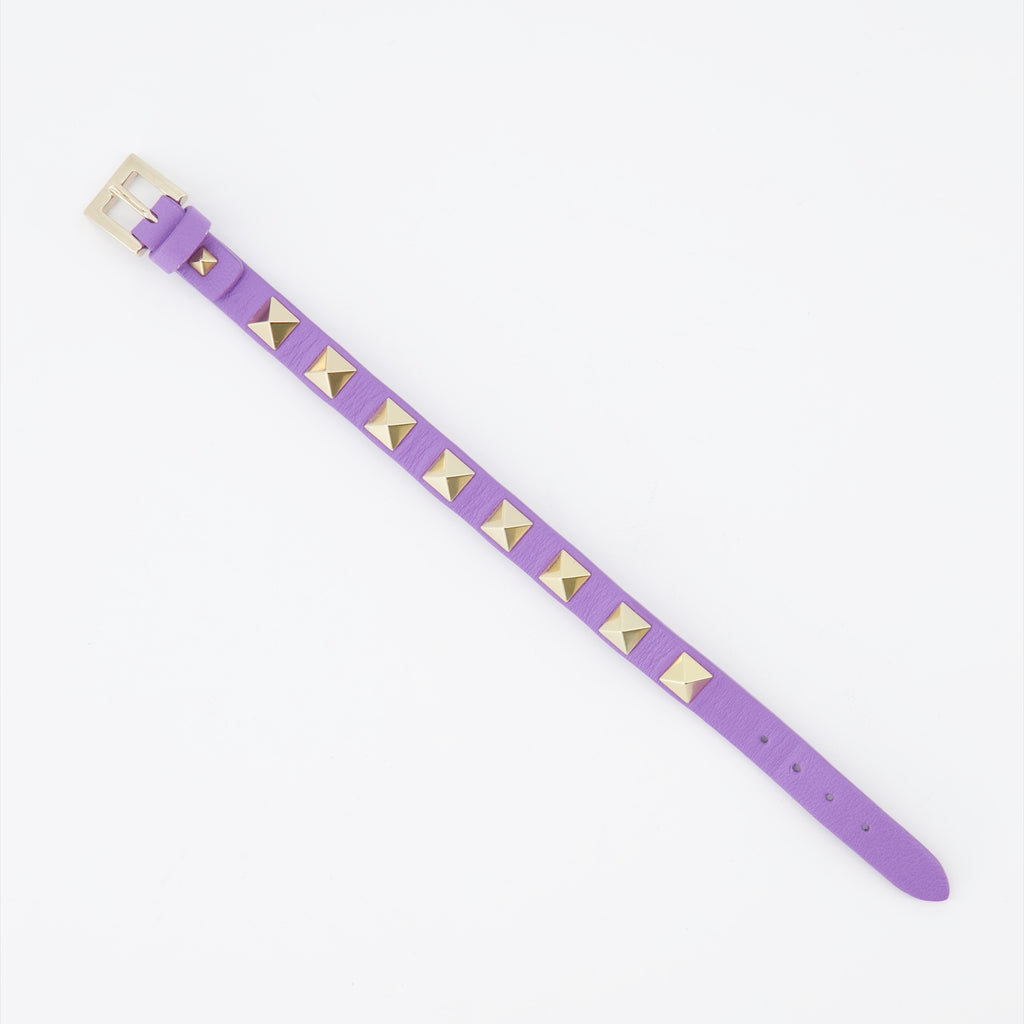 Bijoux Bracelet Rockstud Valentino Garavani Violet Femme