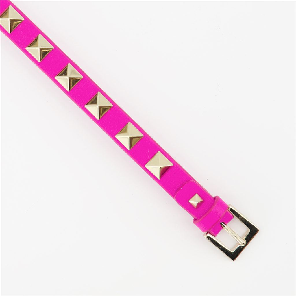 Bijoux Bracelet Rockstud Valentino Garavani Rose Femme