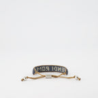 Bracelet Signature en perles bleues