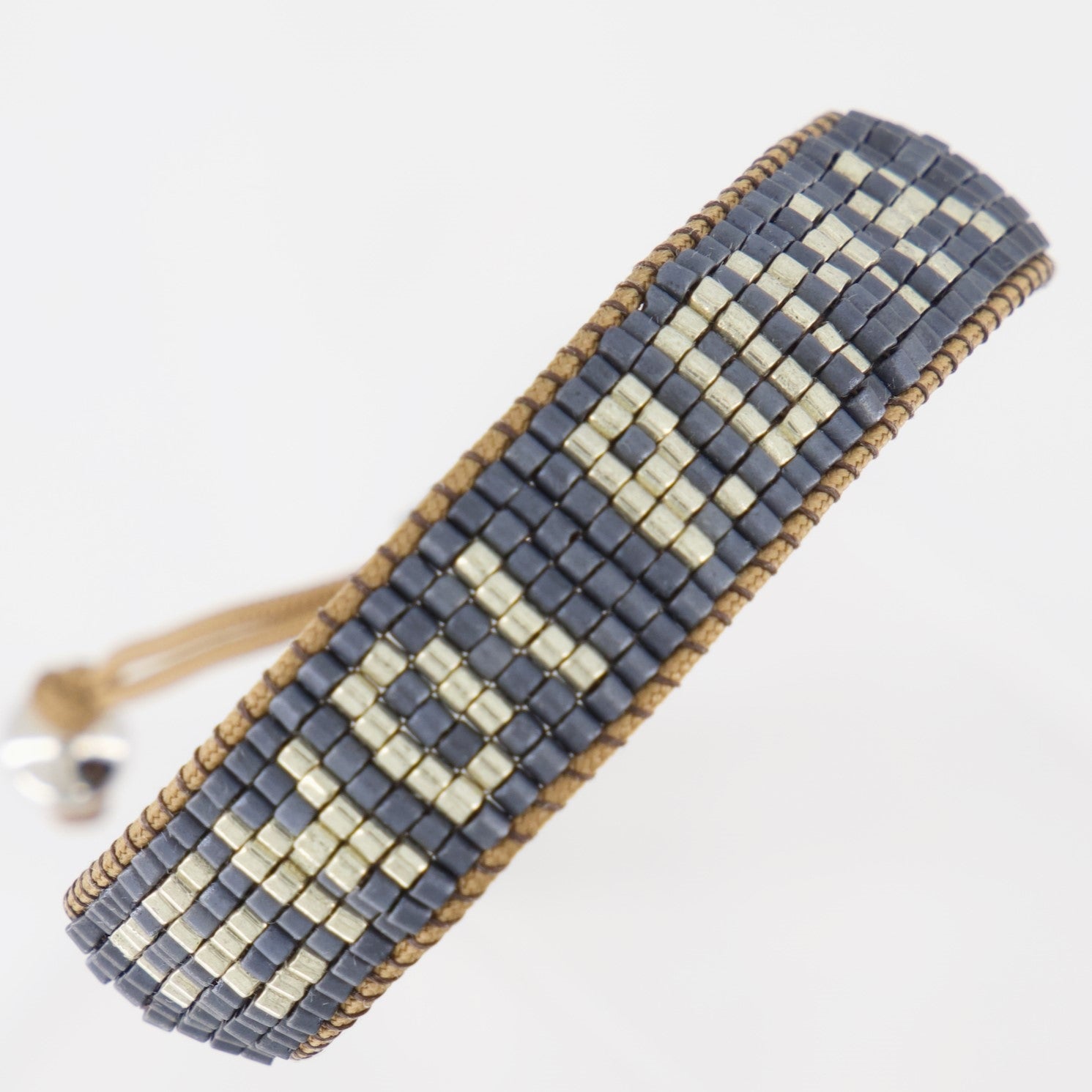 Bracelet Signature en perles bleues