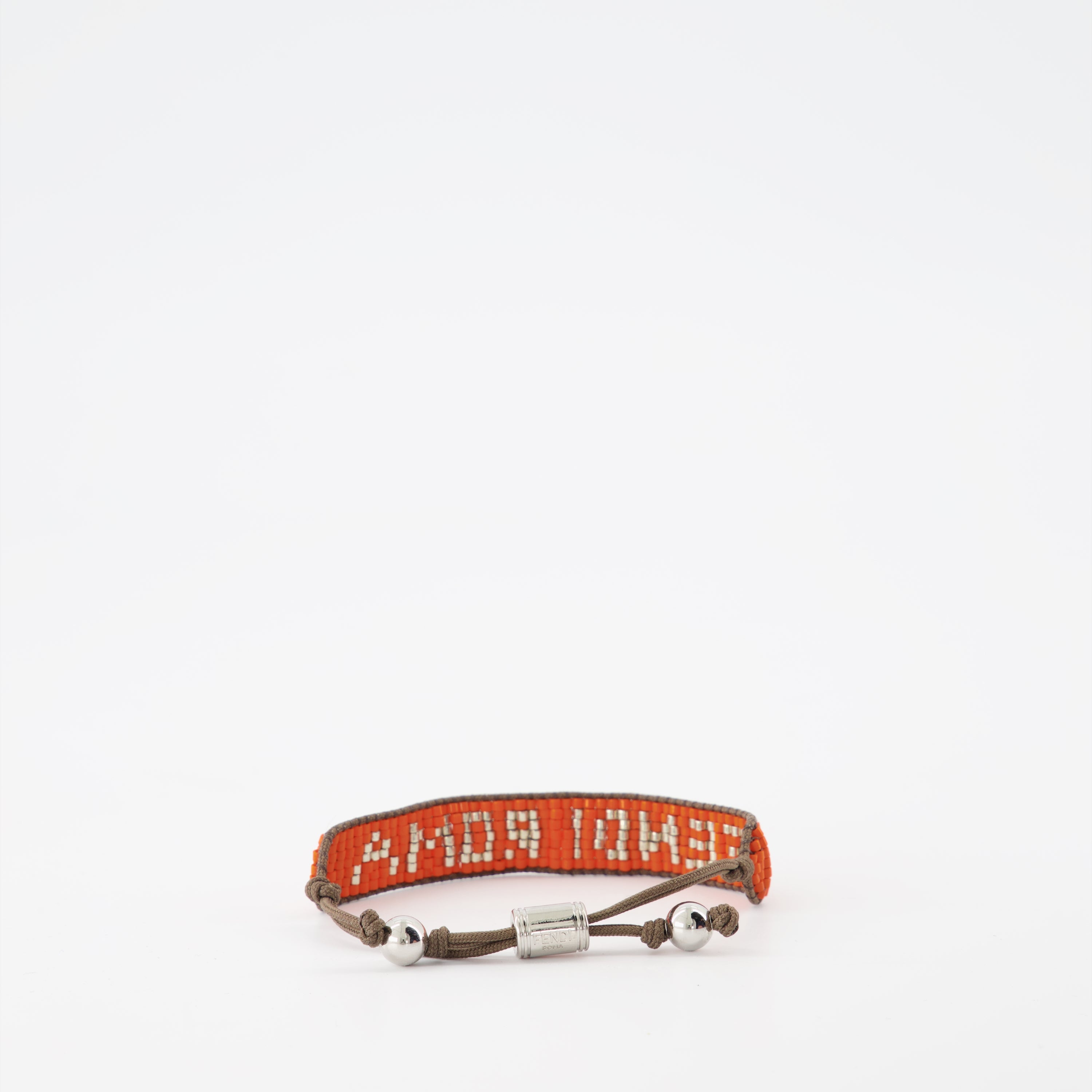 Joyería Bracelet Signature Fendi Naranja Homme