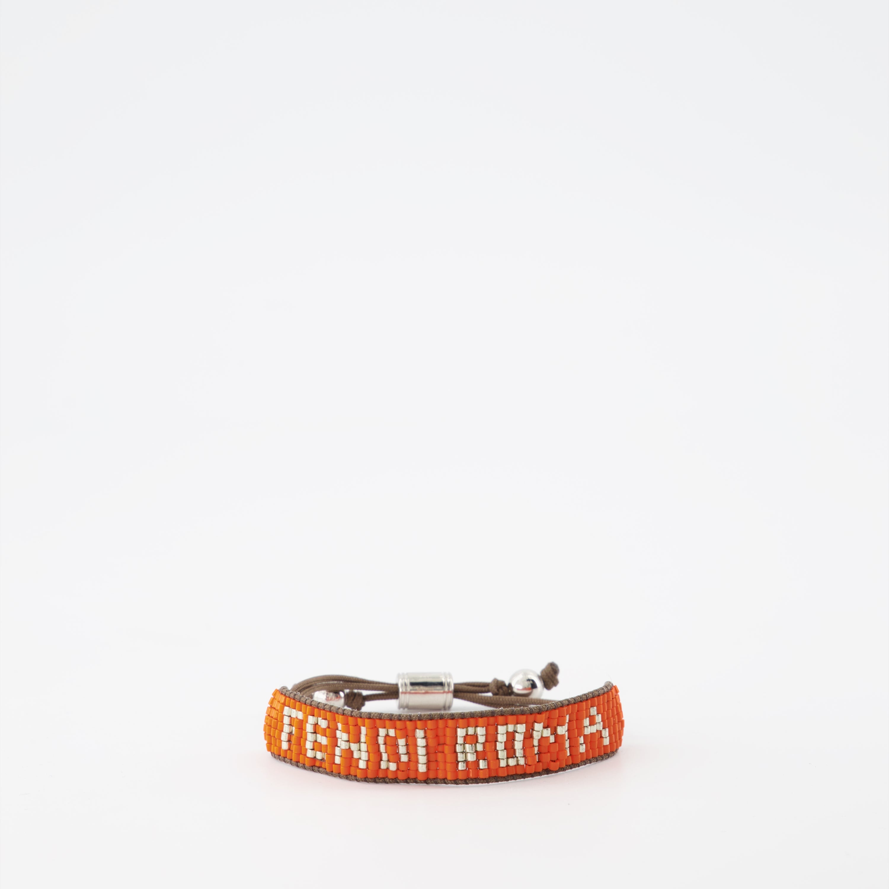 Joyería Bracelet Signature Fendi Naranja Homme
