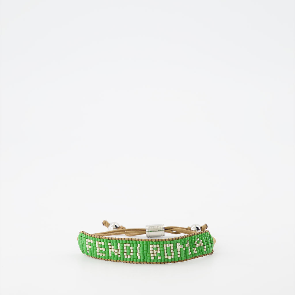Joyería Bracelet Signature Fendi Verde Homme
