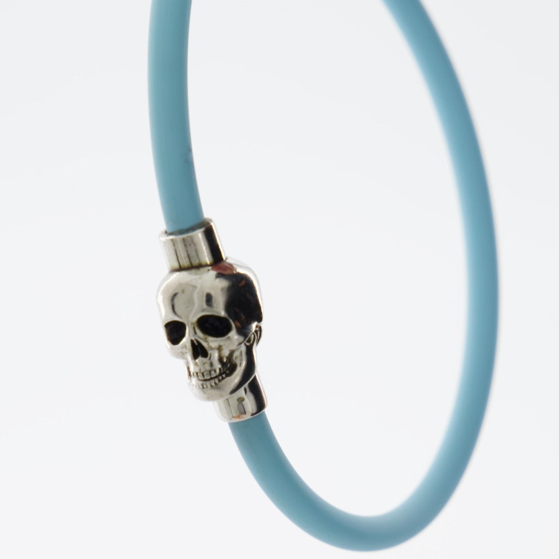 Bijoux Bracelet Skull Alexander McQueen Bleu Homme