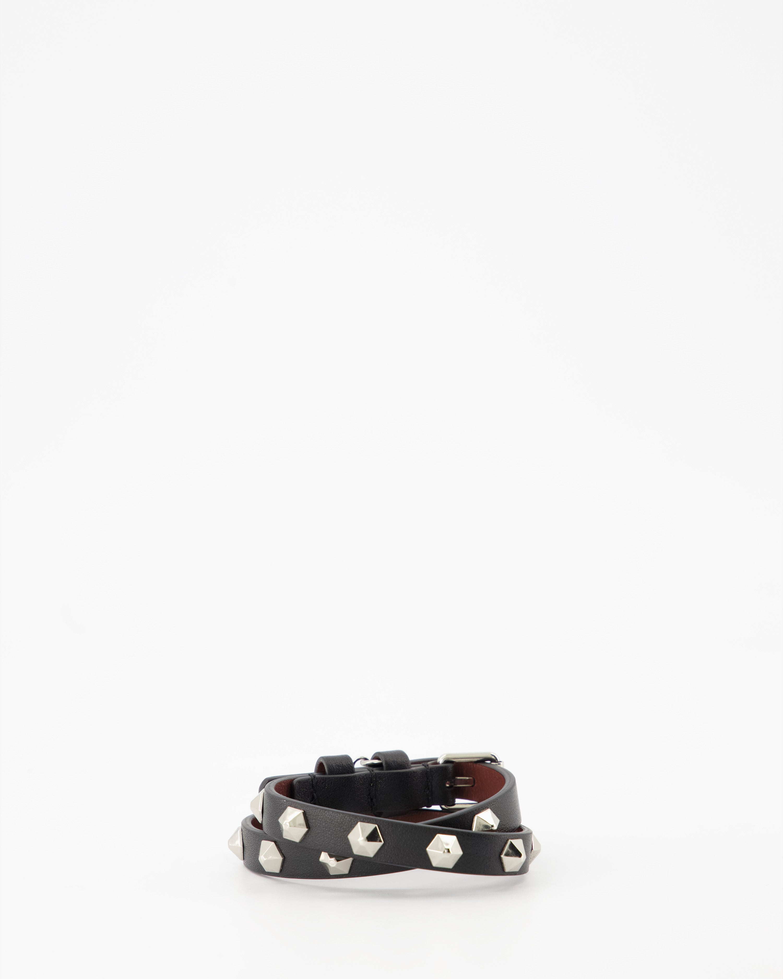 Bijoux Bracelet Skull Alexander McQueen Noir Homme