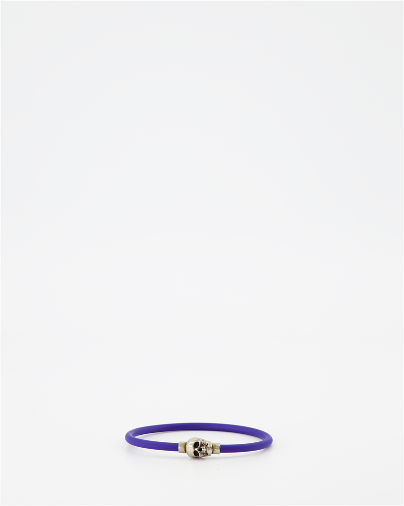 Bijoux Bracelet Skull Alexander McQueen Bleu Homme