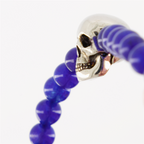 Bijoux Bracelet Skull Alexander McQueen Bleu Homme