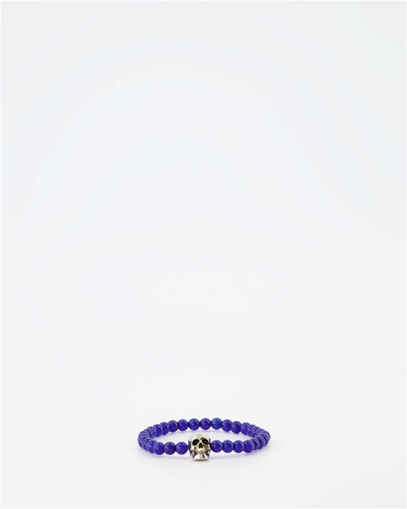 Joyería Bracelet Skull Alexander McQueen Azul Homme