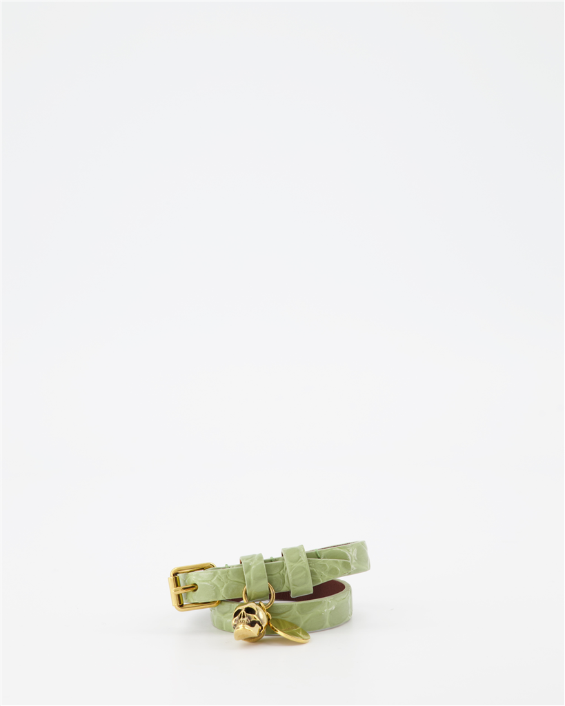 Joyería Bracelet Skull Alexander McQueen Verde Femme
