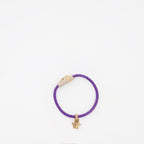 Bracelet tressé Medusa violet
