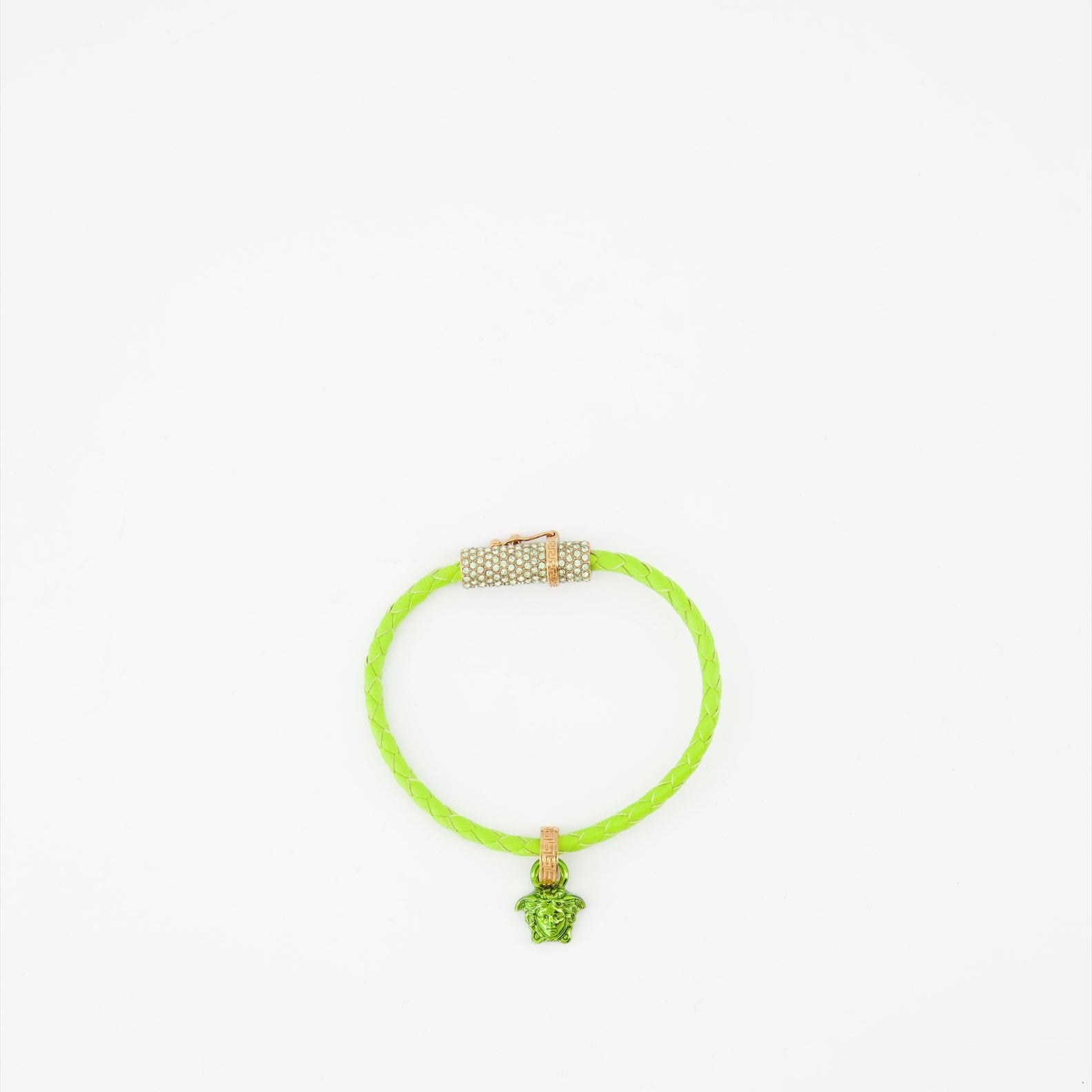 Bijoux Bracelet tressé Medusa Versace Vert Femme