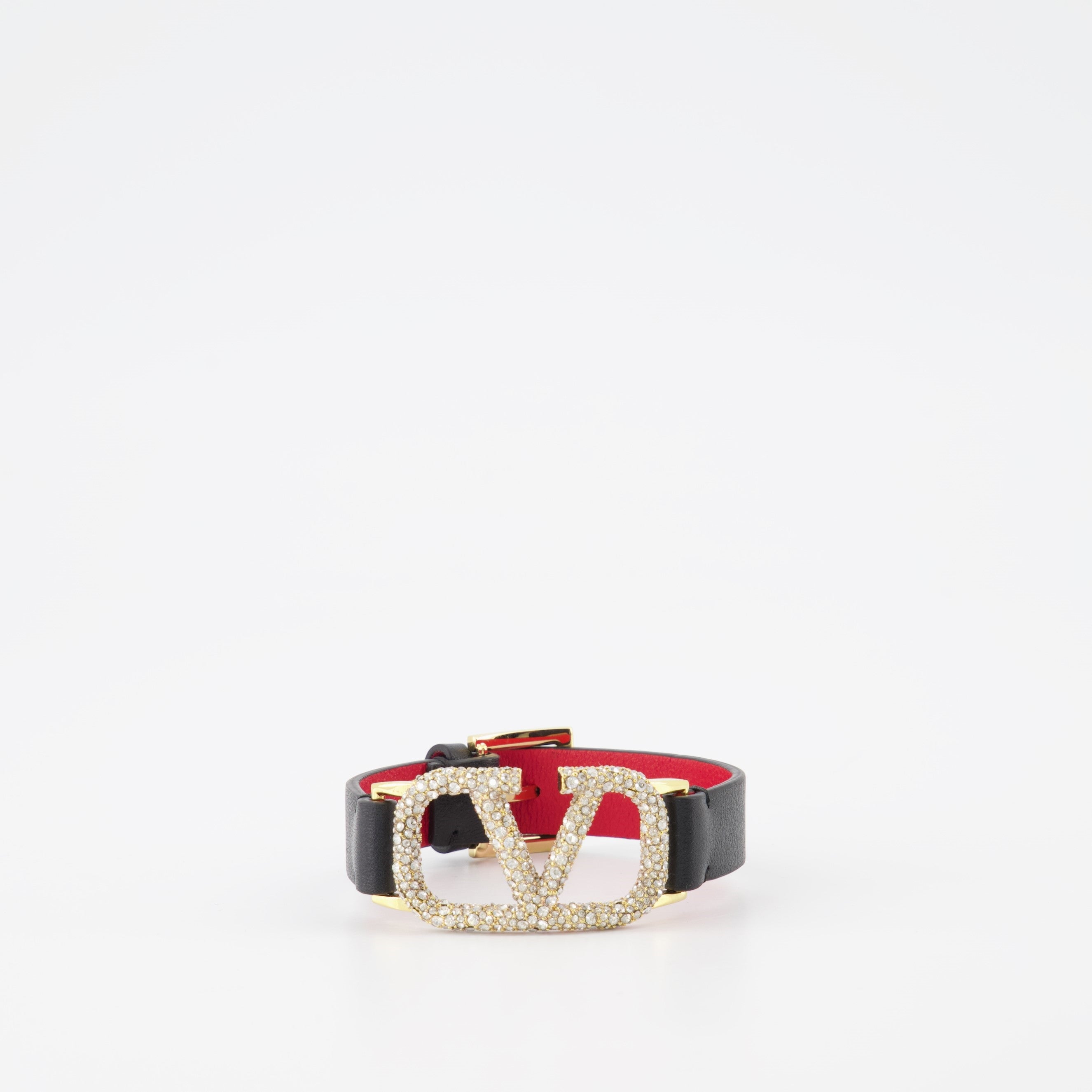 Bracelet VLogo à cristaux