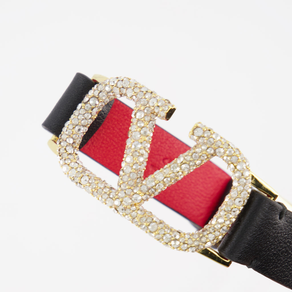 Bracelet VLogo à cristaux