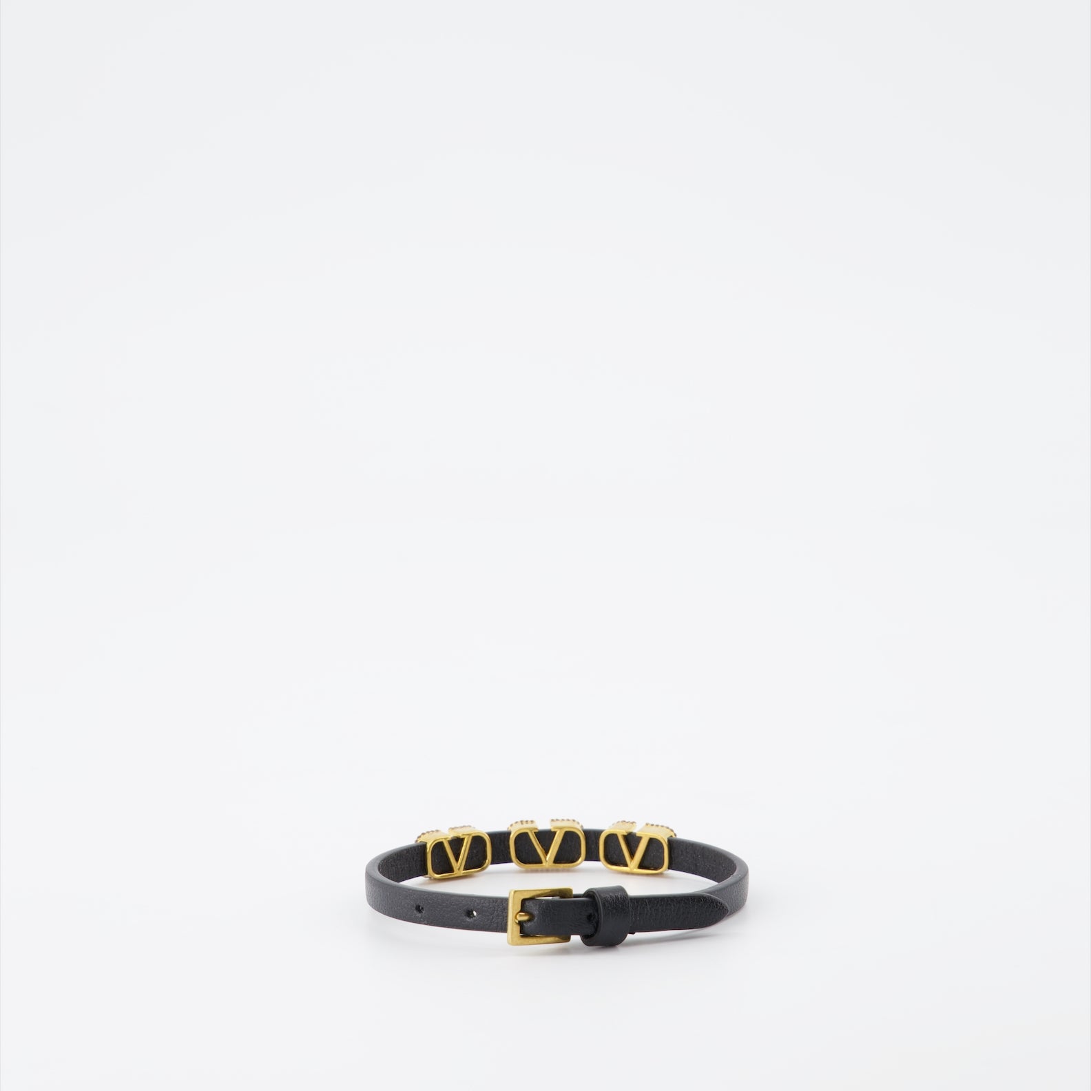 Joyería Bracelet VLogo Valentino Garavani Negro Femme