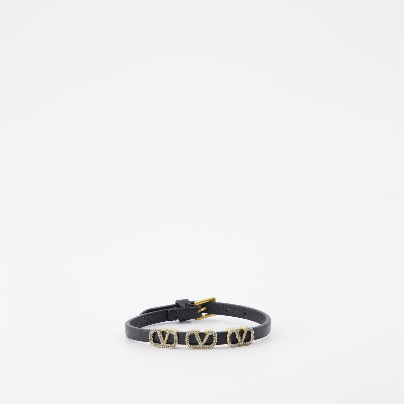 Joyería Bracelet VLogo Valentino Garavani Negro Femme