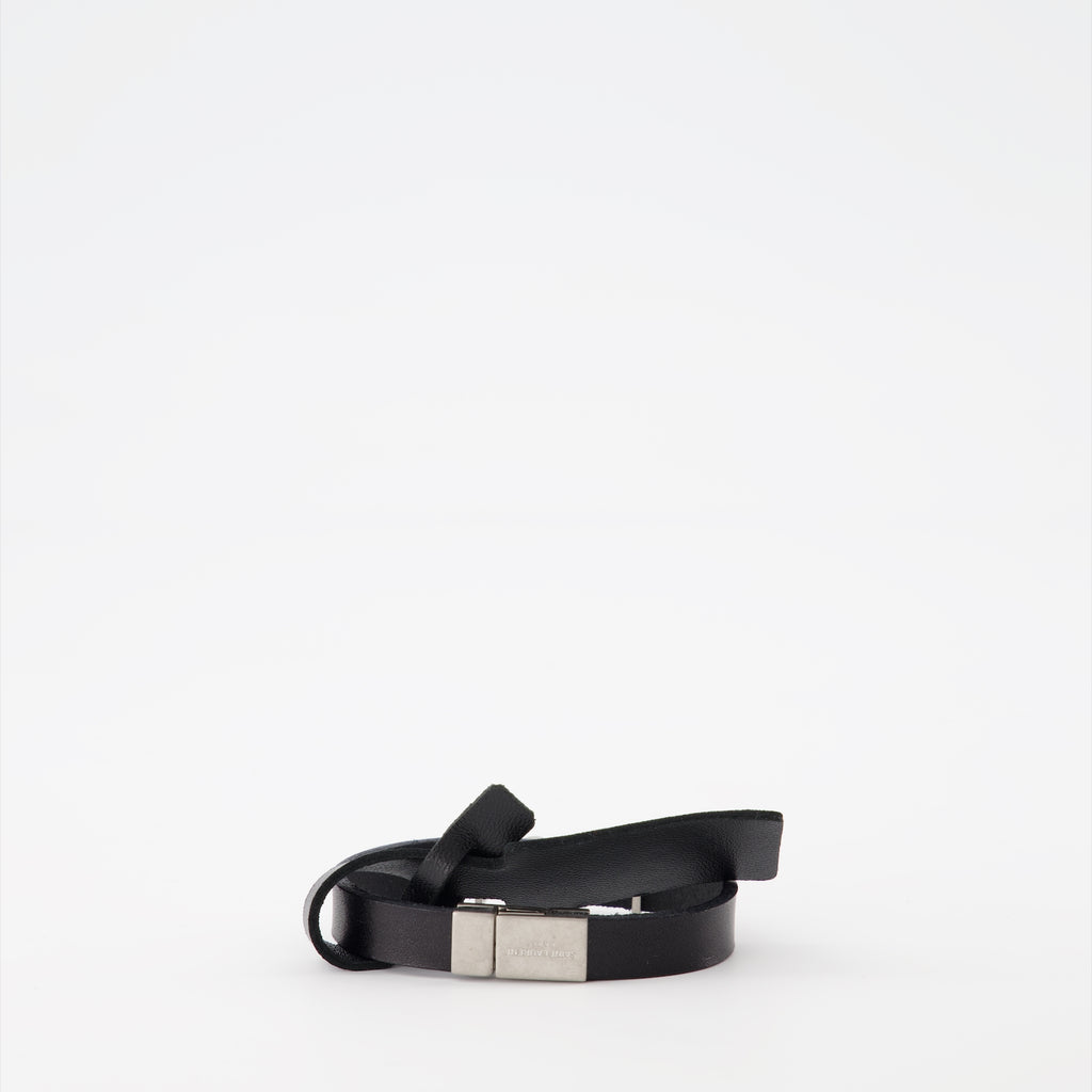Schmuck Armband YSL Opyum Saint Laurent Schwarz Homme