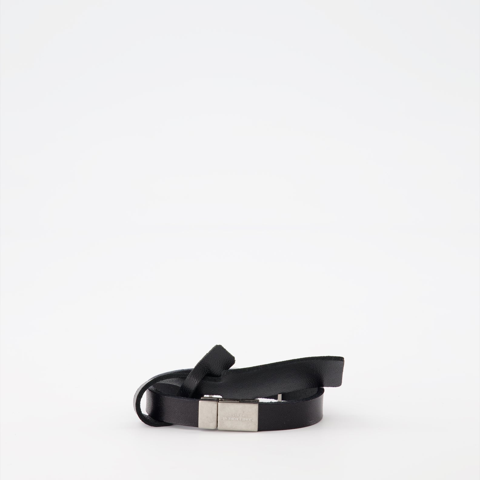 Schmuck Armband YSL Opyum Saint Laurent Schwarz Homme