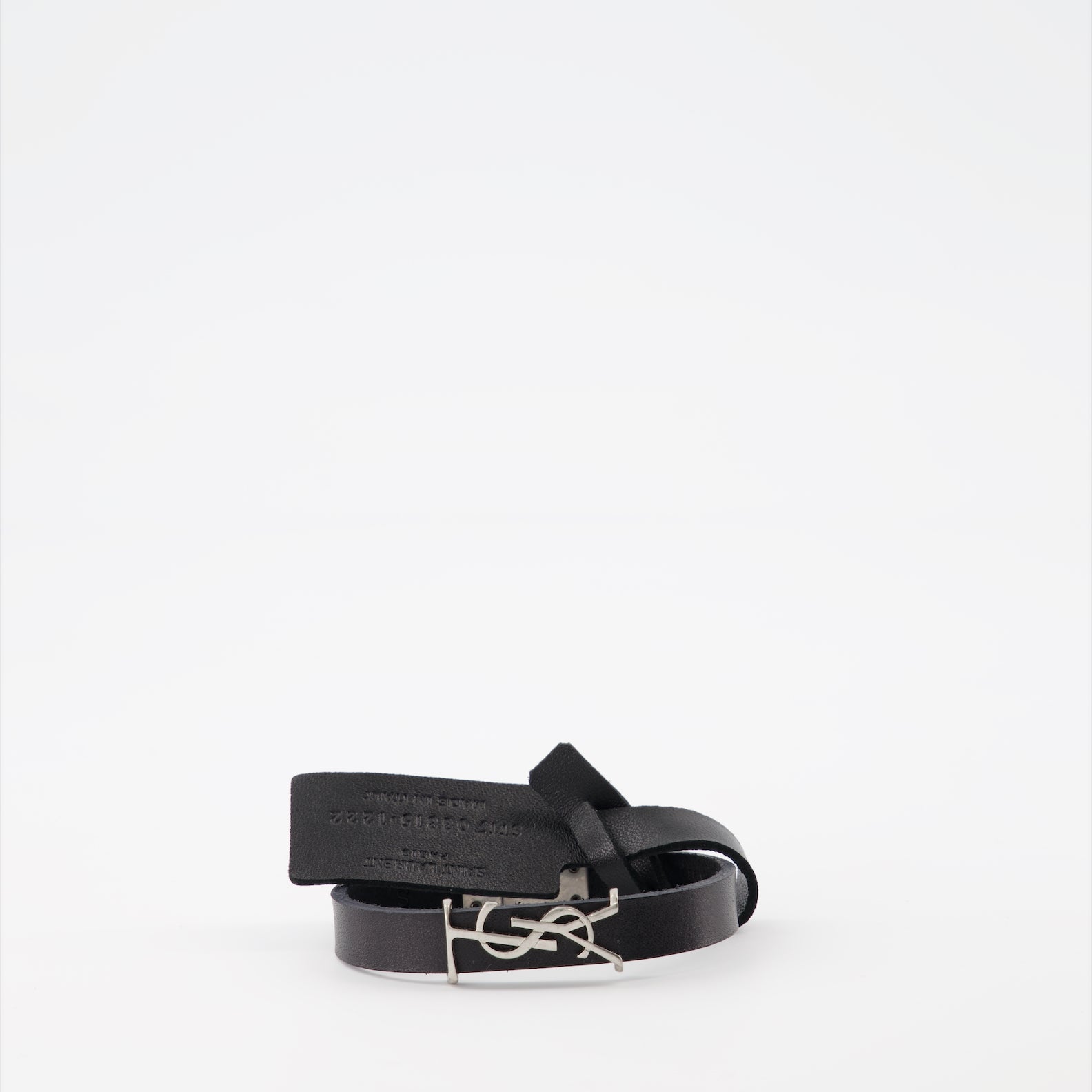Schmuck Armband YSL Opyum Saint Laurent Schwarz Homme