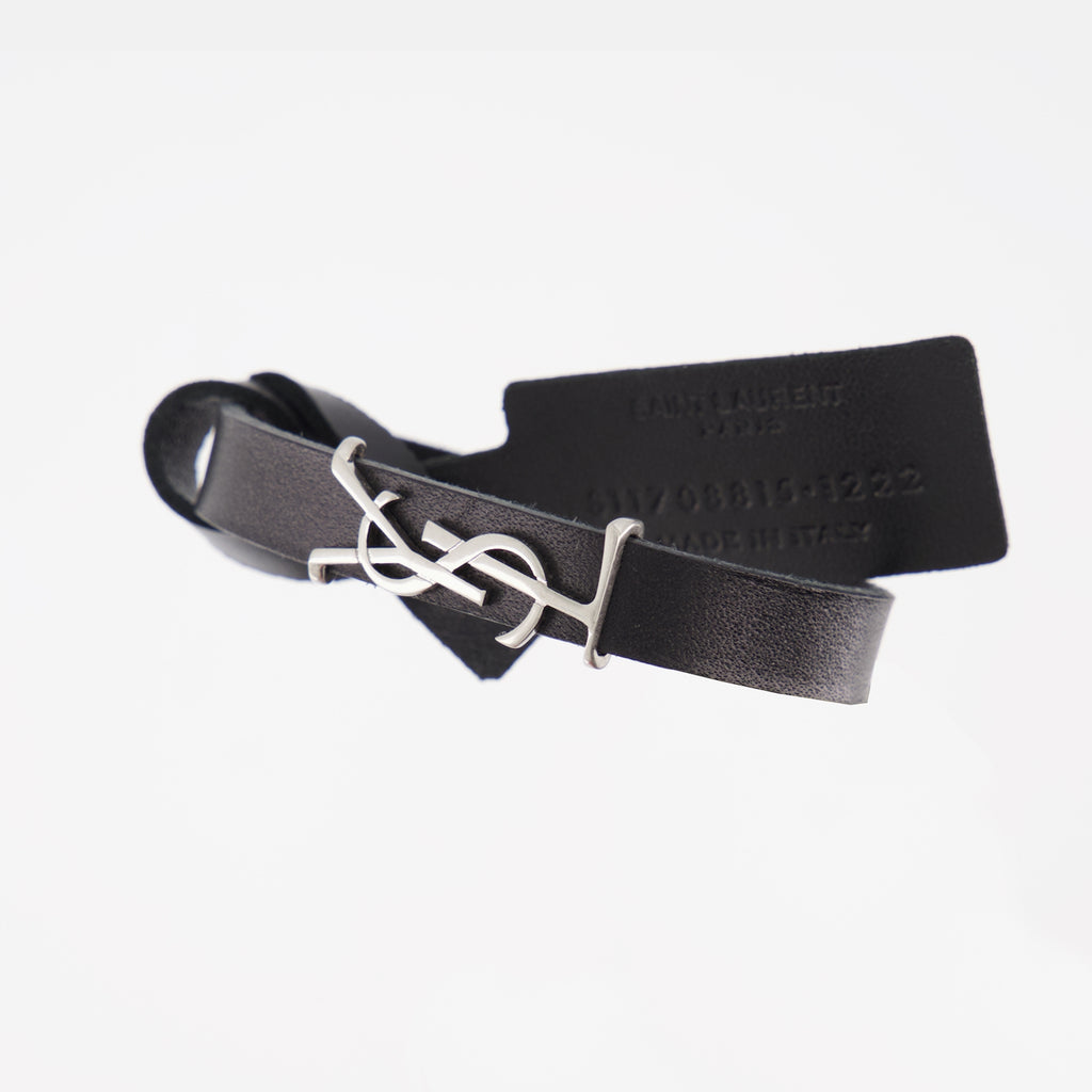 Schmuck Armband YSL Opyum Saint Laurent Schwarz Homme