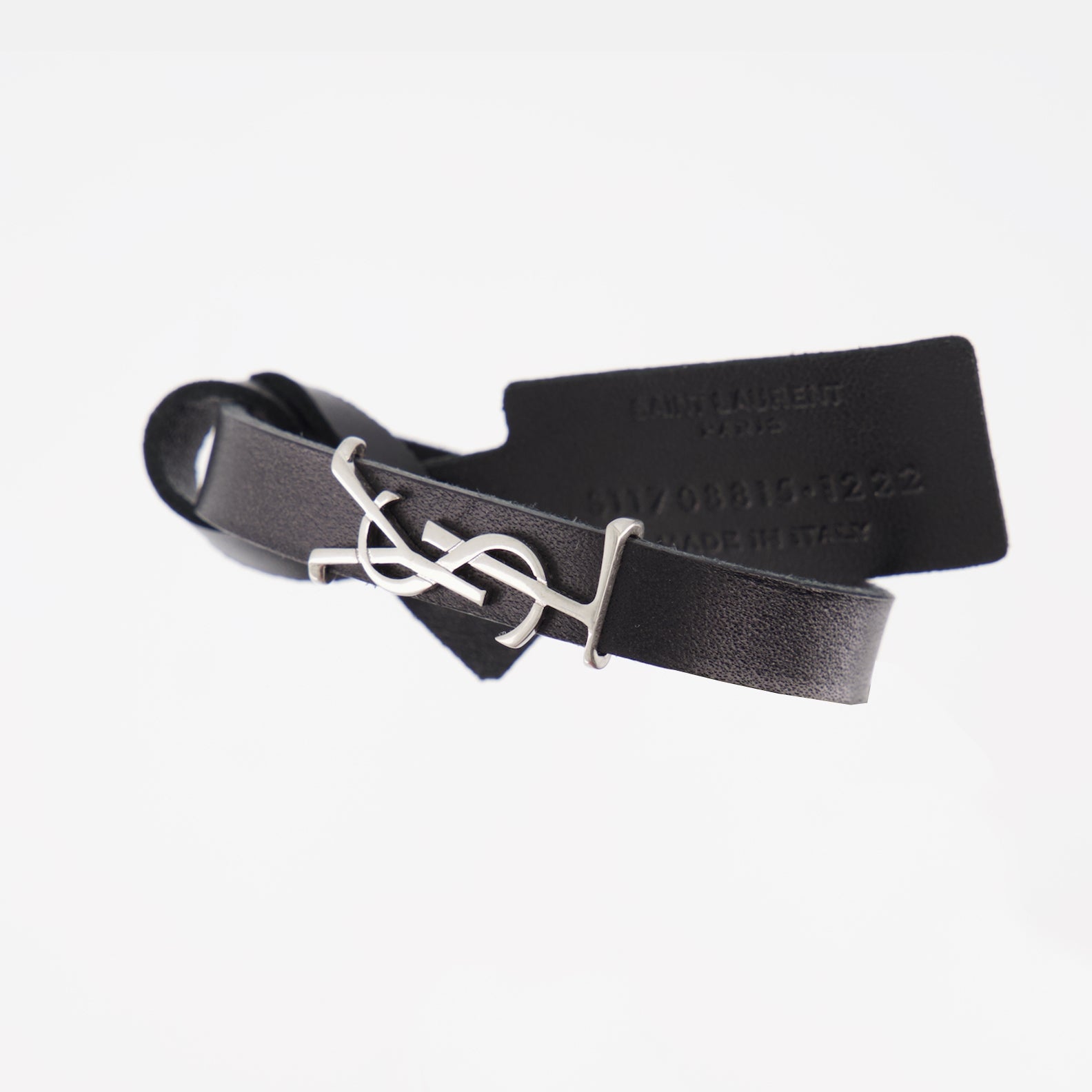 Schmuck Armband YSL Opyum Saint Laurent Schwarz Homme