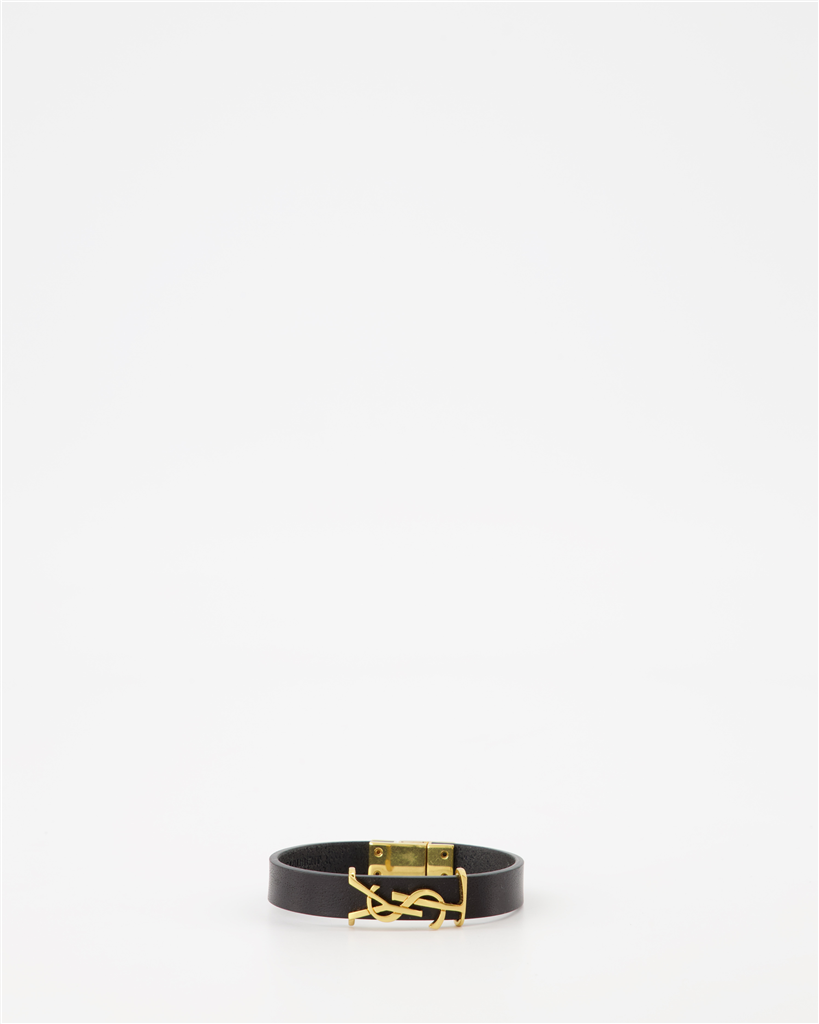 Bijoux Bracelet YSL Opyum Saint Laurent Noir Homme