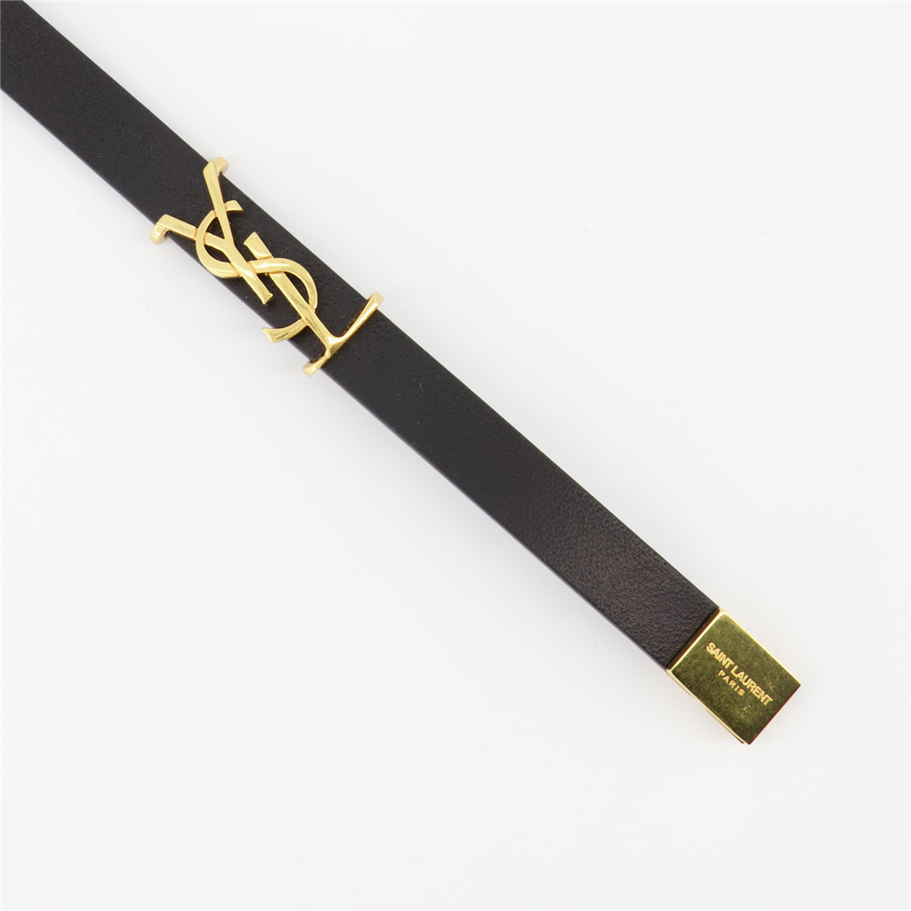 Bijoux Bracelet YSL Opyum Saint Laurent Noir Homme