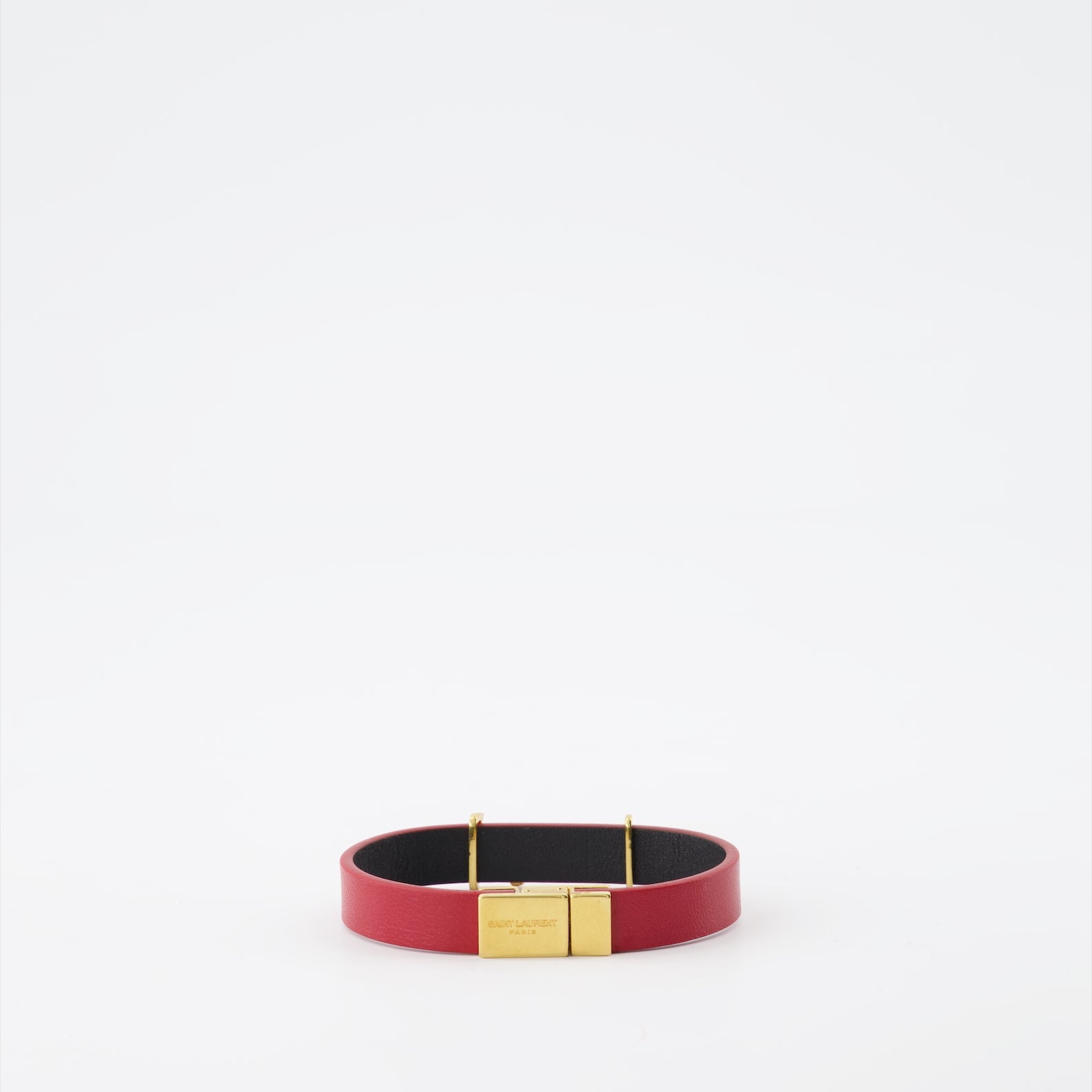 Bijoux Bracelet YSL Saint Laurent Rouge Homme