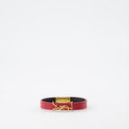 Bijoux Bracelet YSL Saint Laurent Rouge Homme