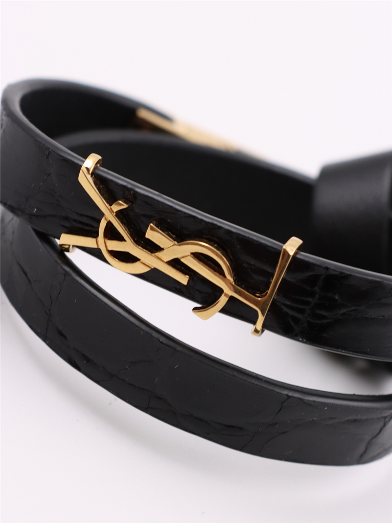 Joyería Bracelet YSL Opyum Saint Laurent Negro Homme