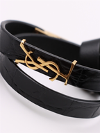 Joyería Bracelet YSL Opyum Saint Laurent Negro Homme