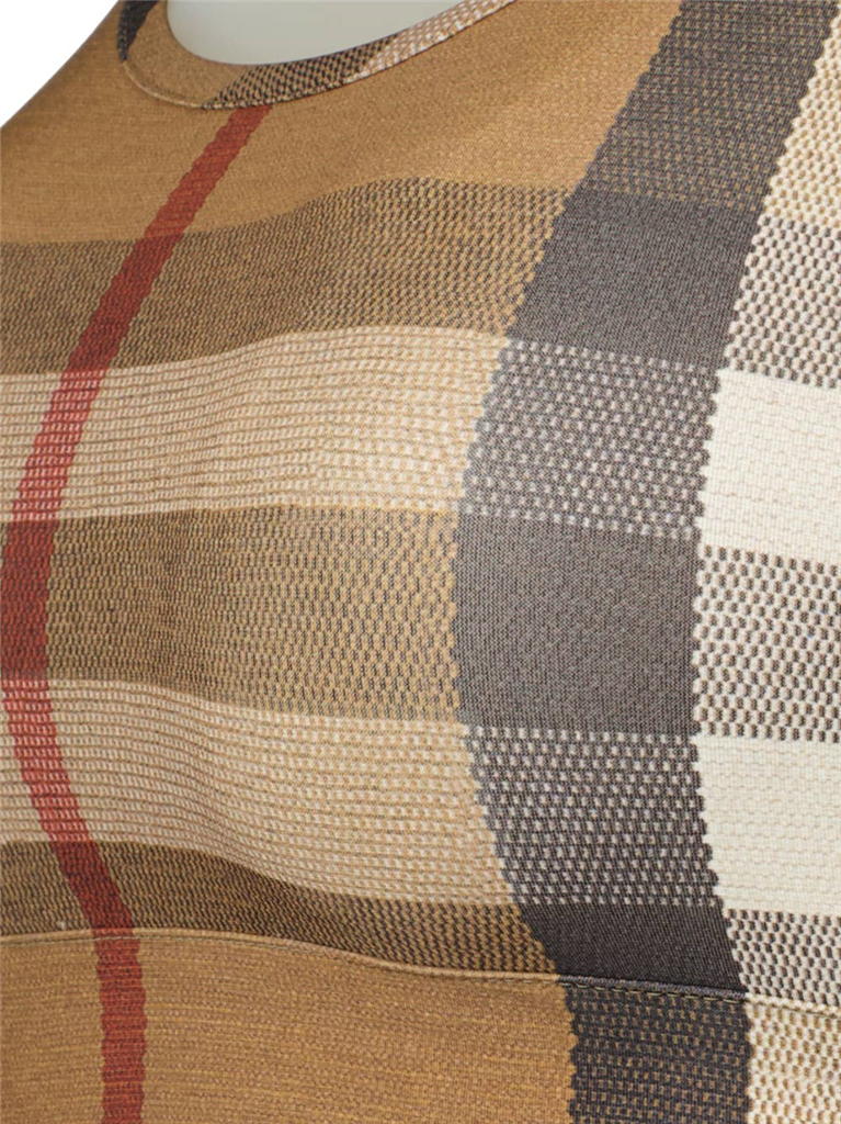 Tops Brassière à carreaux Burberry Marron Femme