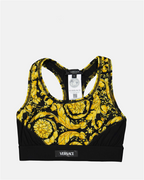 Tops Brassière Barocco Versace Amarillo Femme