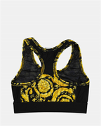 Tops Brassière Barocco Versace Amarillo Femme