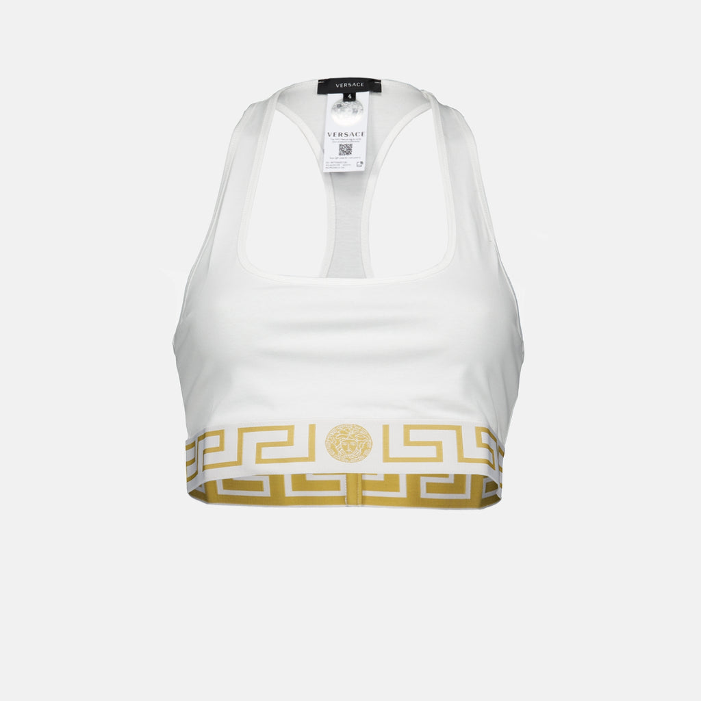 Sous-vêtements et homewear Brassière Greca Versace Blanc Femme