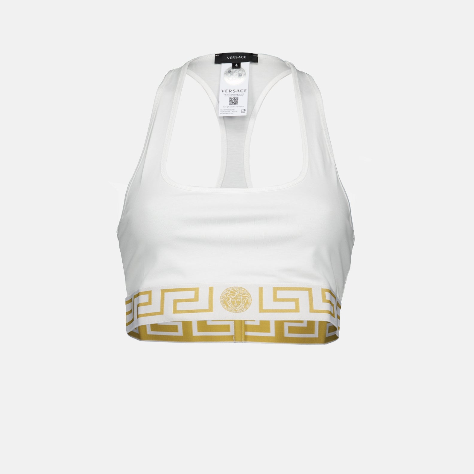 Sous-vêtements et homewear Brassière Greca Versace Blanc Femme