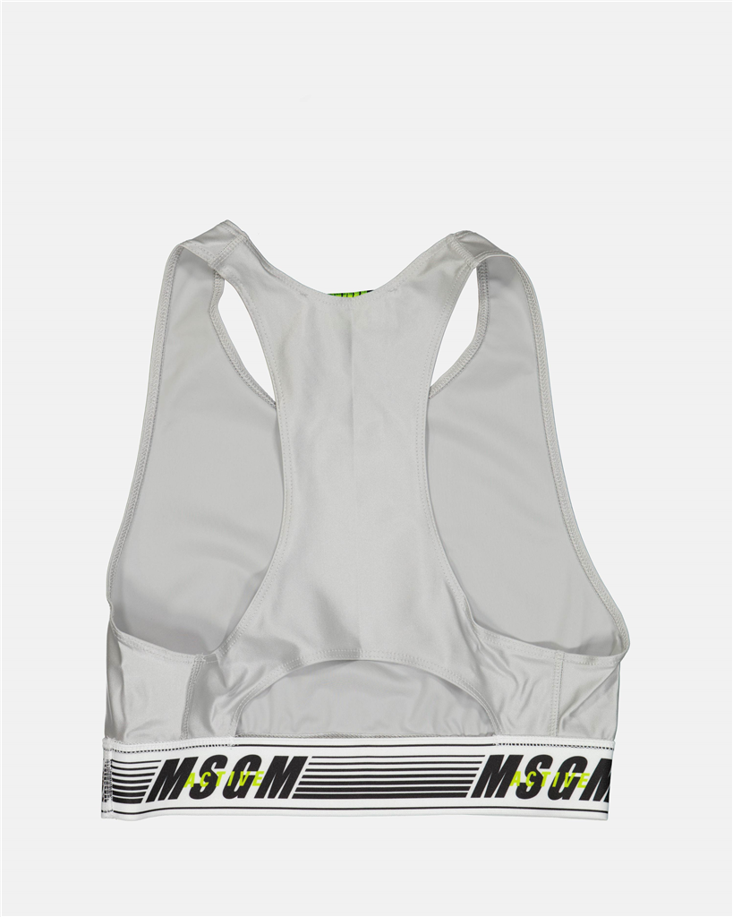 Tops Brassière de sport MSGM Gris Femme