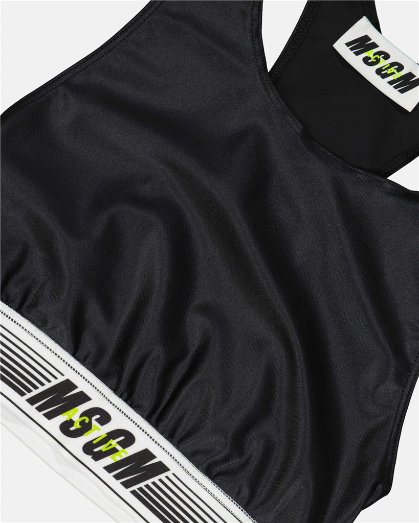 Tops Brassière de sport MSGM Noir Femme