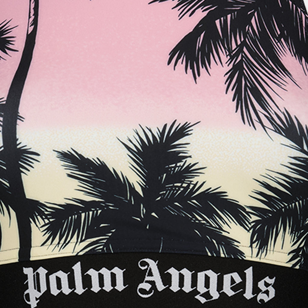 Tops Brassière Pink Sunset Palm Angels Violet Femme