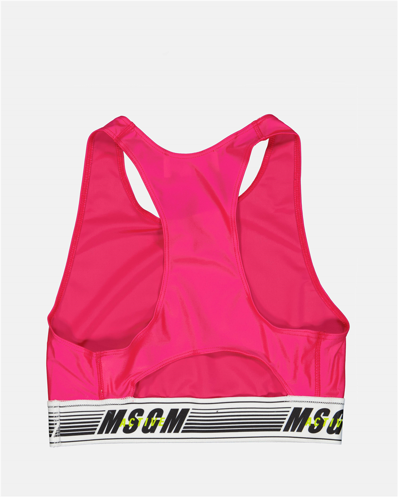 Tops Brassière de sport MSGM Rose Femme