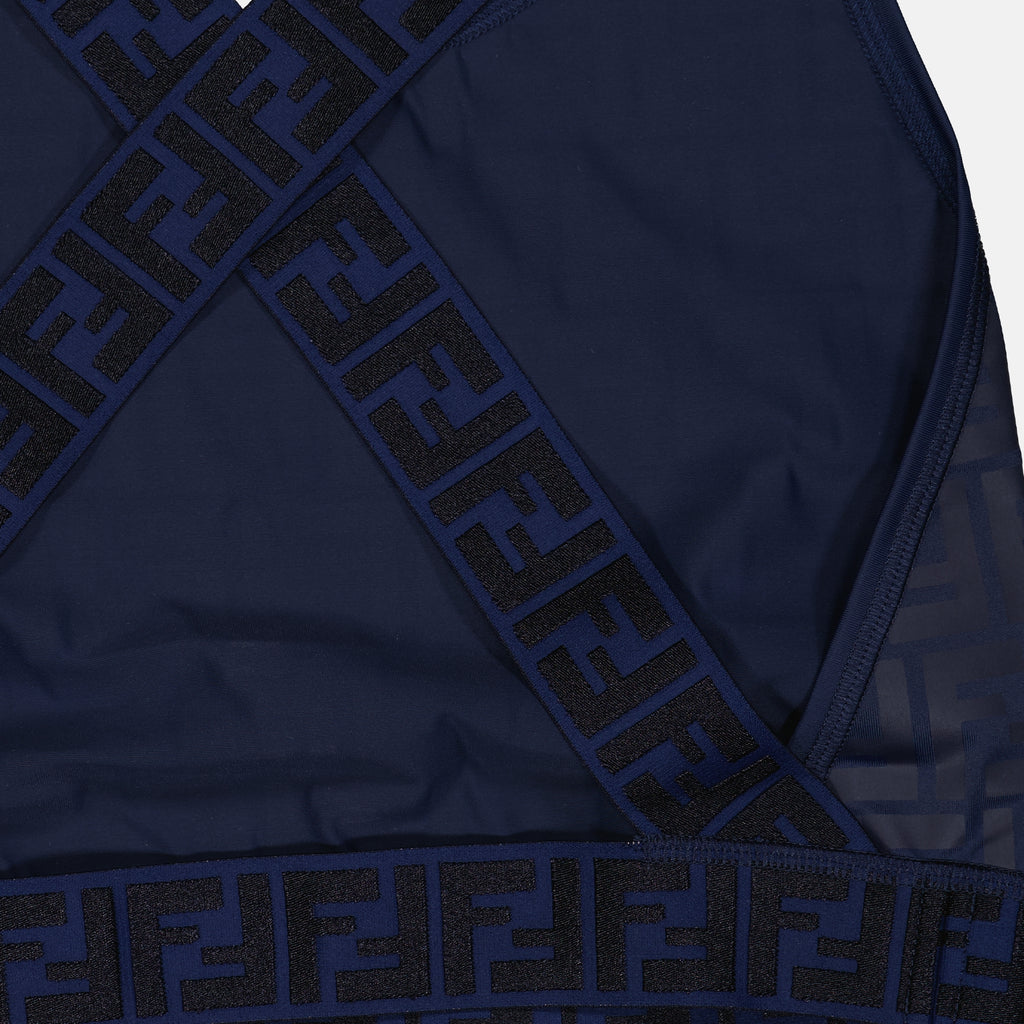 Tops Brassière Fendirama Fendi Bleu Femme