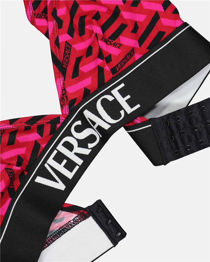 Sous-vêtements et homewear Brassière Greca Versace Rouge Femme