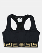 Tops Brassière Medusa Greca Versace Noir Femme