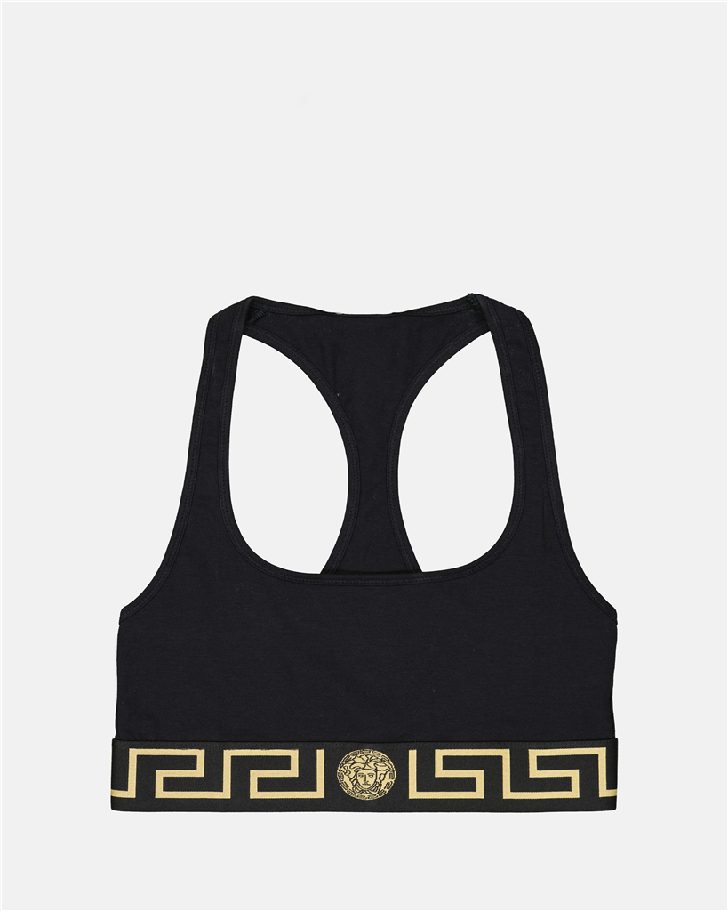 Sous-vêtements et homewear Brassière Medusa Greca Versace Noir Femme