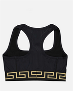 Tops Brassière Medusa Greca Versace Noir Femme