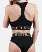 Sous-vêtements et homewear Brassière Medusa Greca Versace Noir Femme