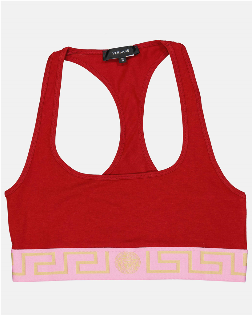 Sous-vêtements et homewear Brassière Medusa Greca Versace Rouge Femme