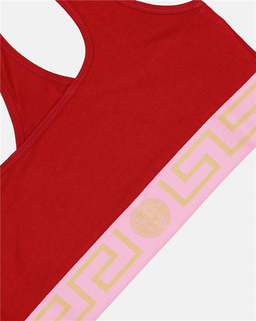 Sous-vêtements et homewear Brassière Medusa Greca Versace Rouge Femme