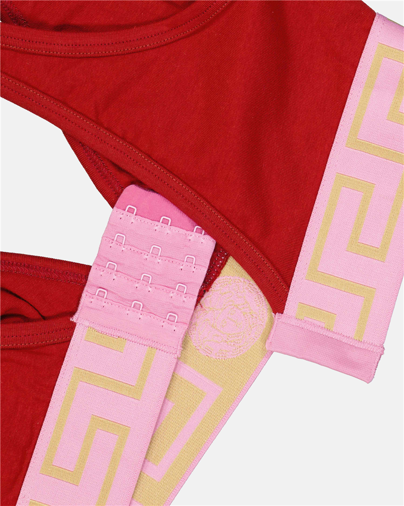 Sous-vêtements et homewear Brassière Medusa Greca Versace Rouge Femme