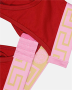 Sous-vêtements et homewear Brassière Medusa Greca Versace Rouge Femme