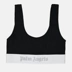 Ropa interior y homewear Brassière à logo Palm Angels Negro Femme